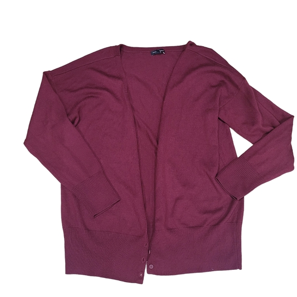 Universal Standard Sweaters - Universal Standard Mooroon Curve Cardi Merino Wool Size S